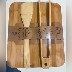 Bamboo serve set
